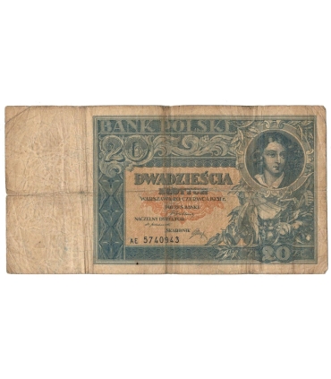 20 złotych 1931, AE., stan 4