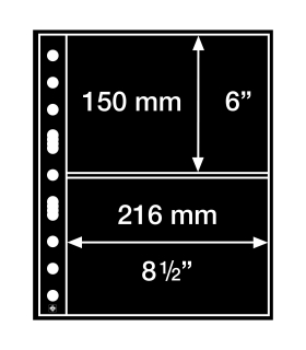 Koszulka GRANDE Leuchtturm na 4 DUŻE banknoty dwustronna (2x 2 okna) - 1 szt.