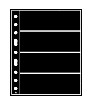 Koszulka GRANDE Leuchtturm na 8 banknotów dwustronna (2x 4 okna) - 1 szt.