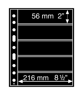 Koszulka GRANDE Leuchtturm 10 okien 216x56mm, dwustronna (2x 5 okien) - 1 szt.