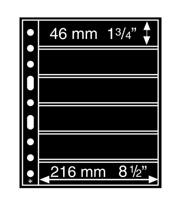 Koszulka GRANDE Leuchtturm 12 okien 216x46mm, dwustronna (2x 6 okien) - 1 szt.