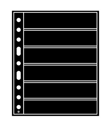 Koszulka GRANDE Leuchtturm 12 okien 216x46mm, dwustronna (2x 6 okien) - 1 szt.