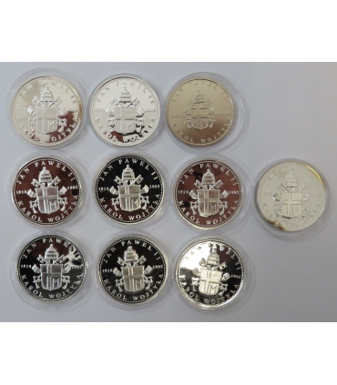 9 + 1 medali Jan Paweł II - Człowiek, który zmienił świat, srebro, kaseta