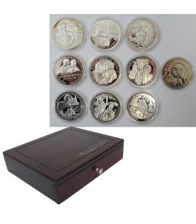 9 + 1 medali Jan Paweł II - Człowiek, który zmienił świat, srebro, kaseta