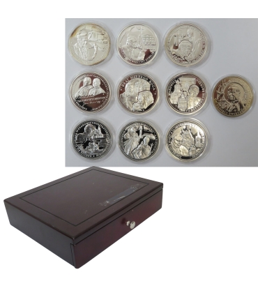 9 + 1 medali Jan Paweł II - Człowiek, który zmienił świat, srebro, kaseta