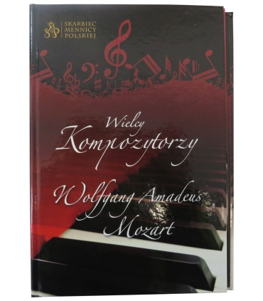 Medal, Wielcy kompozytorzy, Wolfgang Amedeus Mozart, Srebro 0.925, etui, płyta CD