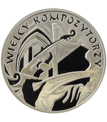 Medal, Wielcy kompozytorzy, Piotr Czajkowski, Srebro 0.925, etui, płyta CD