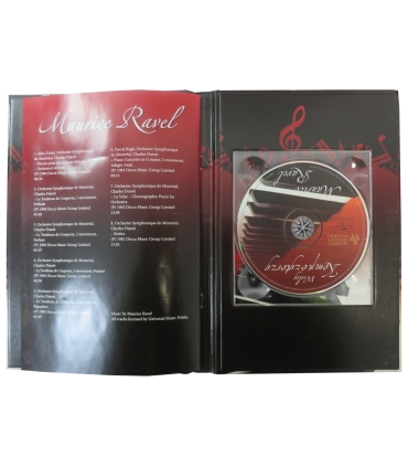 Medal, Wielcy kompozytorzy, Maurice Ravel, Srebro 0.925, etui, płyta CD