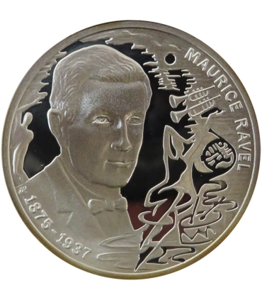 Medal, Wielcy kompozytorzy, Maurice Ravel, Srebro 0.925, etui, płyta CD
