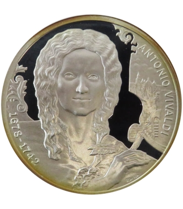 Medal, Wielcy kompozytorzy, Antonio Vivaldi, Srebro 0.925, etui, płyta CD