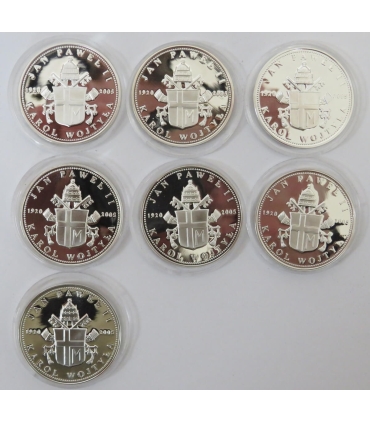 7 medali Jan Paweł II - Człowiek, który zmienił świat, srebro, kaseta