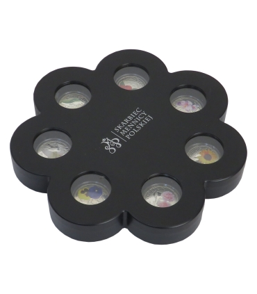 Świat kwiatów - zestaw 11 numizmatów w etui, srebro Ag  + certyfikaty