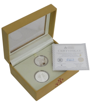 Kolekcja papieska, 3x Medal, Jan Paweł II, I Pielgrzymka do Polski, srebro Ag925