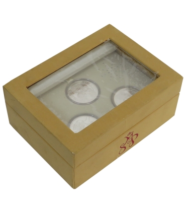 Kolekcja papieska, 3x Medal, Jan Paweł II, I Pielgrzymka do Polski, srebro Ag925