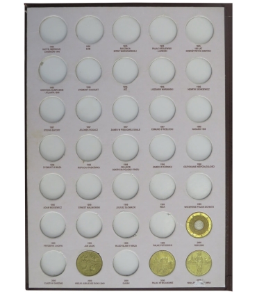 Zestaw 60 monet 2 zł GN z lat 2000-2005 + dedykowane etui