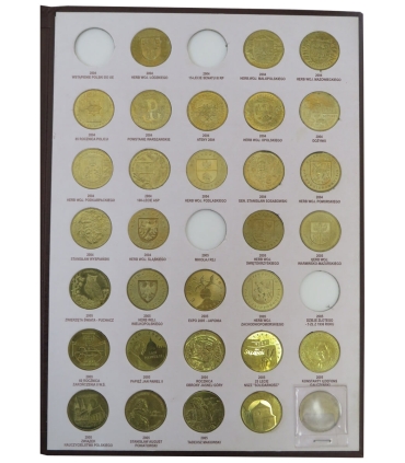 Zestaw 60 monet 2 zł GN z lat 2000-2005 + dedykowane etui
