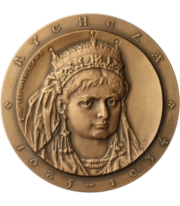 Medal Mieszko II 1025-1034, Rycheza 1025-1034, PTTK Chełm sygnowany