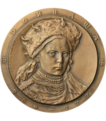 Medal Mieszko I 960 - 992 / Dobrawa, PTTK Chełm sygnowany