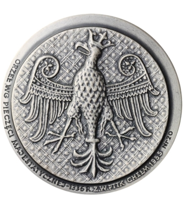 Medal Kazimierz Wielki 1333-1370, PTTK Chełm sygnowany