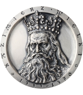 Medal Kazimierz Wielki 1333-1370, PTTK Chełm sygnowany