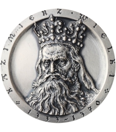 Medal Kazimierz Wielki 1333-1370, PTTK Chełm sygnowany