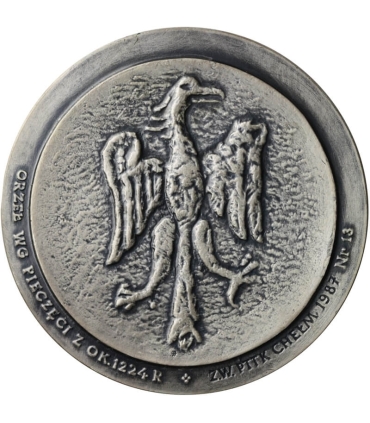 Medal Leszek Biały 1194-1227, PTTK Chełm sygnowany