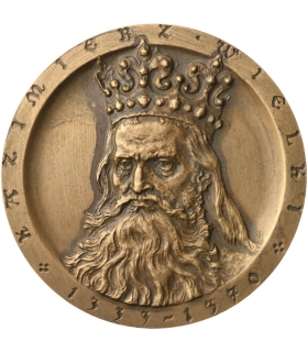Medal Kazimierz Wielki 1333-1370, PTTK Chełm sygnowany