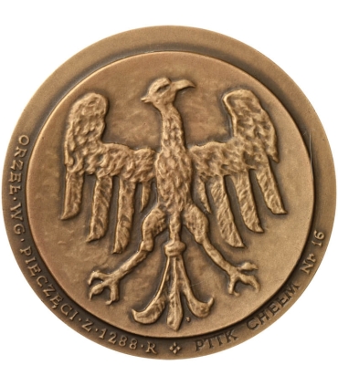 Medal Leszek Czarny 1279-1288, PTTK Chełm sygnowany
