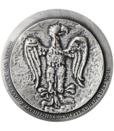 Medal Kazimierz Sprawiedliwy 1177-1194, PTTK Chełm sygnowany