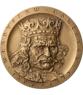 Medal Władysław Łokietek 1306-1333, PTTK Chełm sygnowany