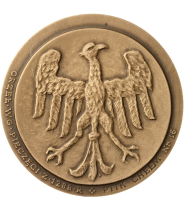 Medal Leszek Czarny 1279-1288, PTTK Chełm sygnowany