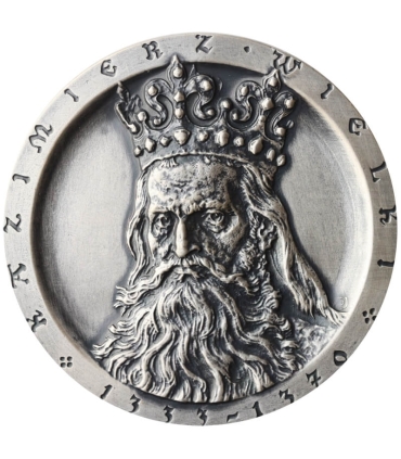 Medal Kazimierz Wielki 1333-1370, PTTK Chełm sygnowany