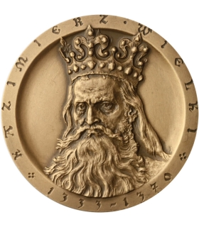 Medal Kazimierz Wielki 1333-1370, PTTK Chełm sygnowany