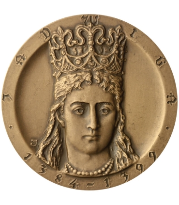 Medal Jadwiga 1384-1399, PTTK Chełm sygnowany