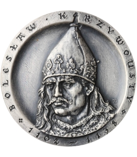 Medal Bolesław Krzywousty 1102-1138, PTTK Chełm sygnowany