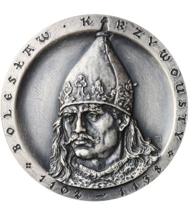 Medal Bolesław Krzywousty 1102-1138, PTTK Chełm sygnowany