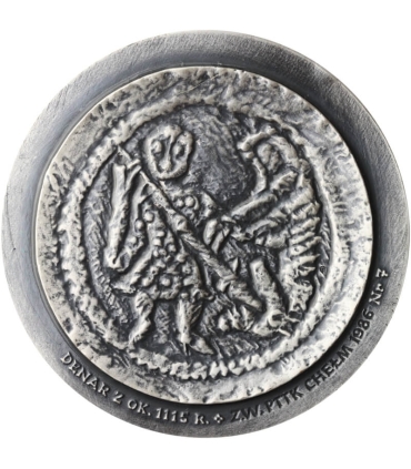 Medal Bolesław Krzywousty 1102-1138, PTTK Chełm sygnowany