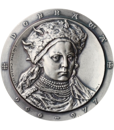Medal Mieszko I 960 - 992 / Dobrawa, PTTK Chełm sygnowany