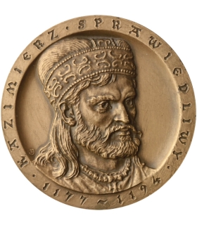 Medal Kazimierz Sprawiedliwy 1177-1194, PTTK Chełm sygnowany