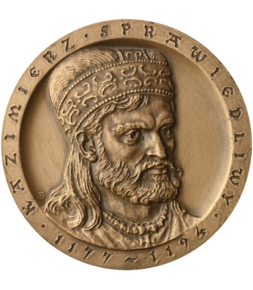 Medal Kazimierz Sprawiedliwy 1177-1194, PTTK Chełm sygnowany