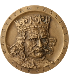 Medal Władysław Łokietek 1306-1333, PTTK Chełm sygnowany