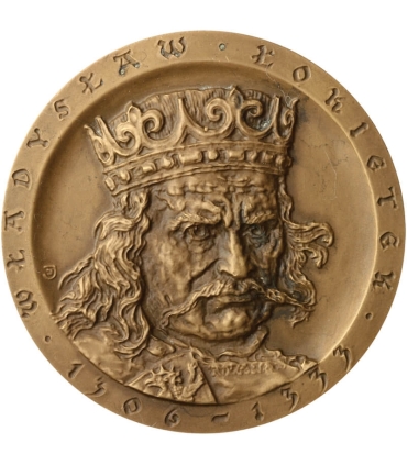 Medal Władysław Łokietek 1306-1333, PTTK Chełm sygnowany
