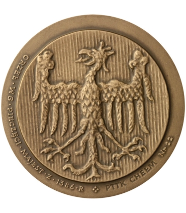 Medal Jadwiga 1384-1399, PTTK Chełm sygnowany