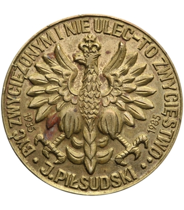 Medal Twórcy II RP Józef Piłsudski - Solidarność 1985