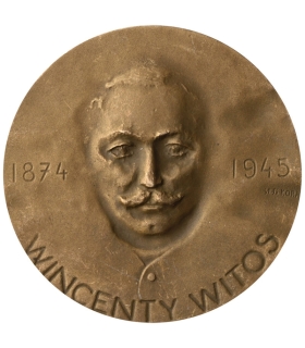 Medal Wincenty Witos 1874-1945, PTAIN Mława 1983, sygnowany