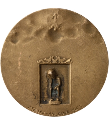 Medal Wincenty Witos 1874-1945, PTAIN Mława 1983, sygnowany