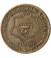 Medal PRL 1971 XX Lat Powszechnej Samoobrony Ludowej obronność CK, b. rzadki