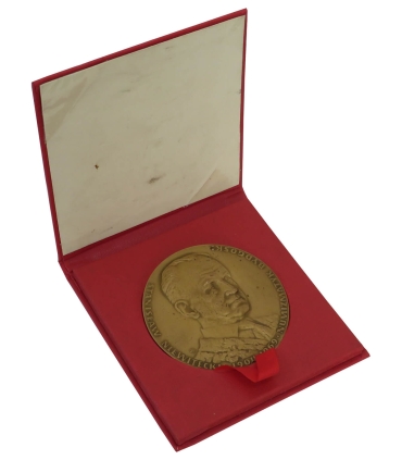 Medal Stanisław Niewitecki 25 lat Sekcji Numizmatycznej Bydgoszcz 1979 etui