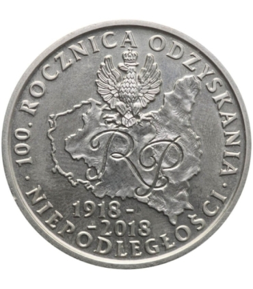 Medal,100 Rocznica Odzyskania Niepodległości 1918 - 2018, Naczelnik Państwa Józef Piłsudski