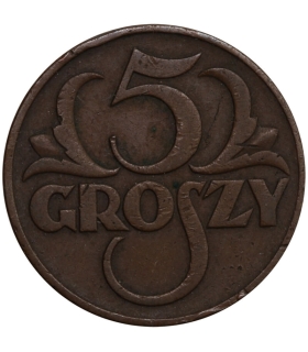 5 groszy 1938 rok, stan 2